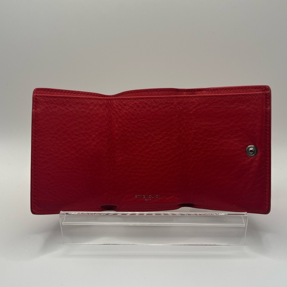 Balenciaga Papier Mini Wallet in Red - Picture 9 of 12